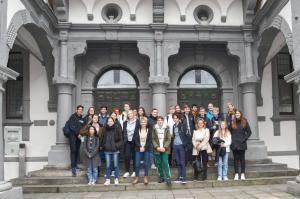 Deutsch-französische Austauschgruppe zu Besuch im Rathaus