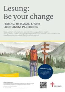 Lesung: Be your change - Veranstaltung der Abteilung Schulpastoral im Erzbischöflichen Generalvikariat